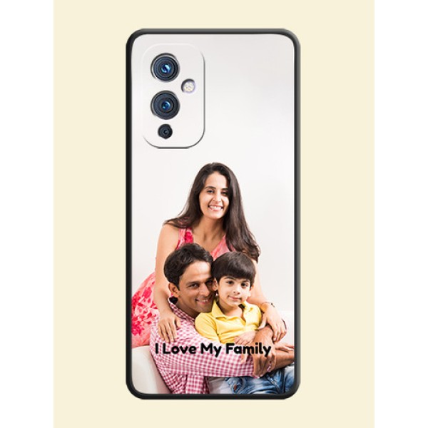 Full Single Pic Upload With Text On Space Black Personalized Soft Matte Phone Covers -Oneplus 9 5G Full Single Pic Upload With Text On Space Black Personalized Soft Matte Phone Covers -Oneplus 9 5G