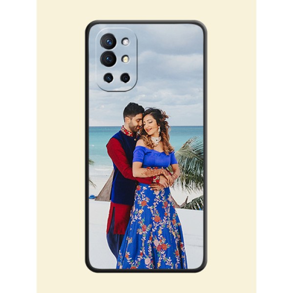 Full Single Pic Upload On Space Black Personalized Soft Matte Phone Covers -Oneplus 9R 5G Full Single Pic Upload On Space Black Personalized Soft Matte Phone Covers -Oneplus 9R 5G