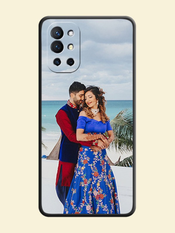 Full Single Pic Upload On Space Black Personalized Soft Matte Phone Covers -Oneplus 9R 5G