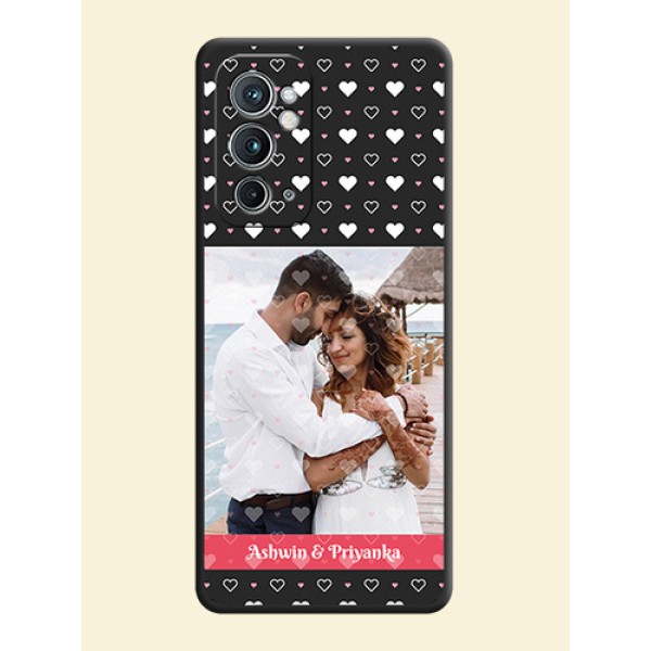 White Color Love Symbols with Text Design on Photo on Space Black Soft Matte Phone Cover - OnePlus 9RT 5G White Color Love Symbols with Text Design on Photo on Space Black Soft Matte Phone Cover - OnePlus 9RT 5G