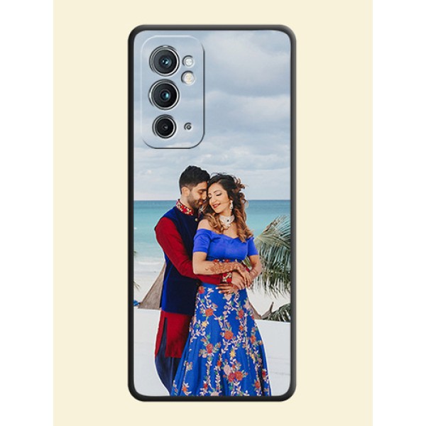 Full Single Pic Upload On Space Black Personalized Soft Matte Phone Covers -Oneplus 9Rt 5G Full Single Pic Upload On Space Black Personalized Soft Matte Phone Covers -Oneplus 9Rt 5G