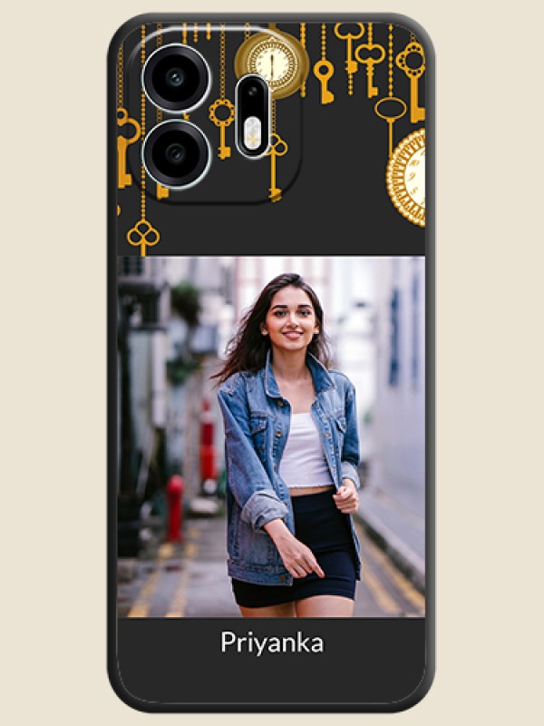 Decorative Design with Text On Space Black Custom Soft Matte Mobile Back Cover - OnePlus N6 5G