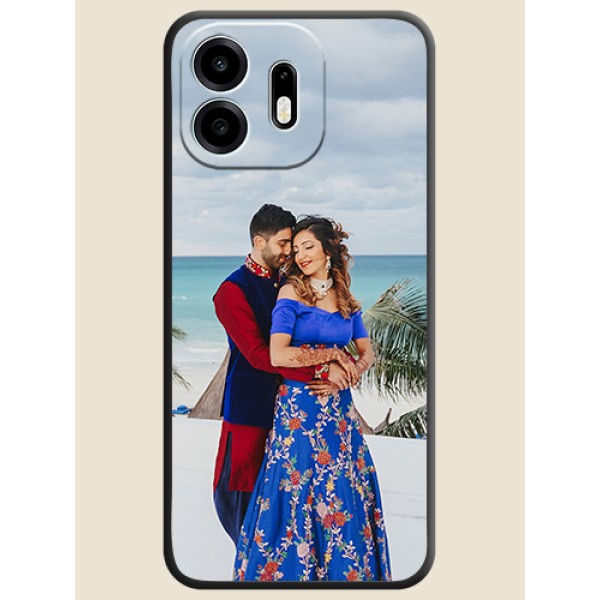 Full Single Pic Upload On Space Black Custom Soft Matte Mobile Back Cover - OnePlus N6 5G Full Single Pic Upload On Space Black Custom Soft Matte Mobile Back Cover - OnePlus N6 5G