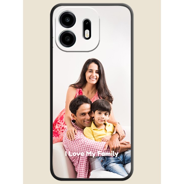 Full Single Pic Upload With Text On Space Black Custom Soft Matte Mobile Back Cover - OnePlus N6 5G Full Single Pic Upload With Text On Space Black Custom Soft Matte Mobile Back Cover - OnePlus N6 5G