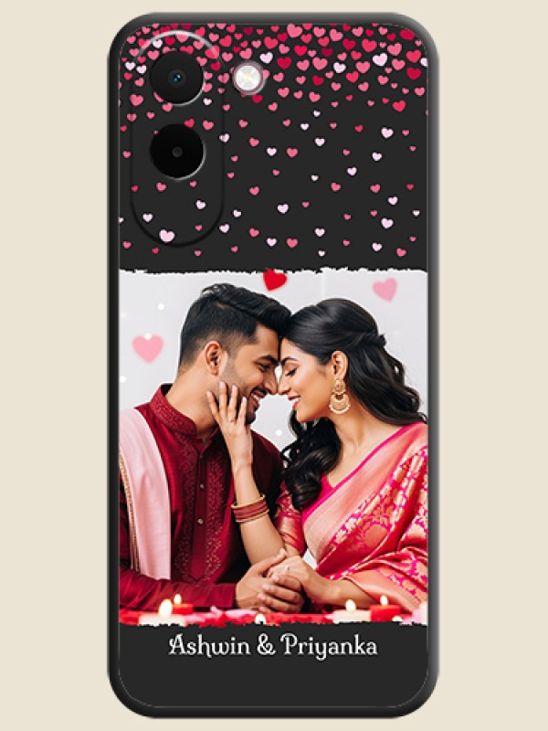 Fall in Love with Your Partner on Photo On Space Black Custom Soft Matte Mobile Back Cover - OnePlus N6x 5G
