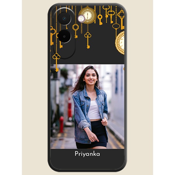 Decorative Design with Text On Space Black Custom Soft Matte Mobile Back Cover - OnePlus N6x 5G Decorative Design with Text On Space Black Custom Soft Matte Mobile Back Cover - OnePlus N6x 5G