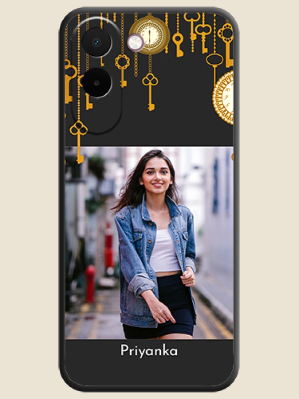 Decorative Design with Text On Space Black Custom Soft Matte Mobile Back Cover - OnePlus N6x 5G
