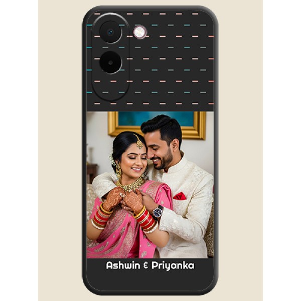 Line Pattern Design with Text On Space Black Custom Soft Matte Mobile Back Cover - OnePlus N6x 5G Line Pattern Design with Text On Space Black Custom Soft Matte Mobile Back Cover - OnePlus N6x 5G