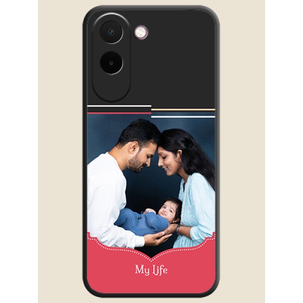 Classic Plain Design with Name On Space Black Custom Soft Matte Mobile Back Cover - OnePlus N6x 5G Classic Plain Design with Name On Space Black Custom Soft Matte Mobile Back Cover - OnePlus N6x 5G