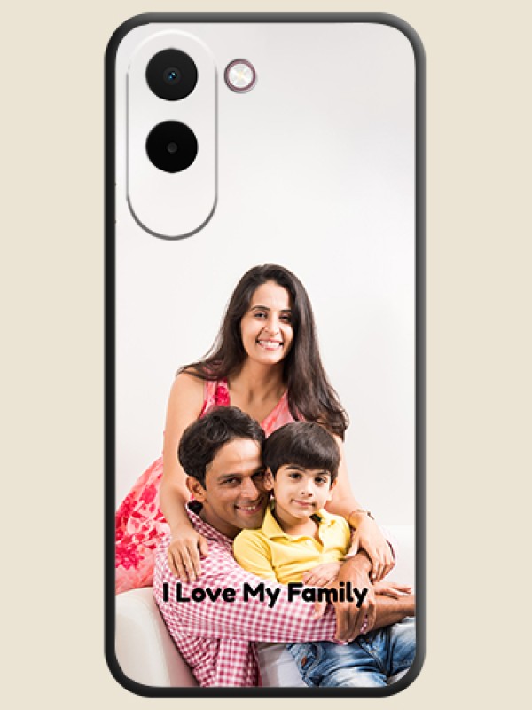 Full Single Pic Upload With Text On Space Black Custom Soft Matte Mobile Back Cover - OnePlus N6x 5G