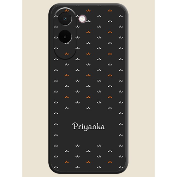 Simple Pattern With Custom Text On Space Black Custom Soft Matte Mobile Back Cover - OnePlus N6x 5G Simple Pattern With Custom Text On Space Black Custom Soft Matte Mobile Back Cover - OnePlus N6x 5G