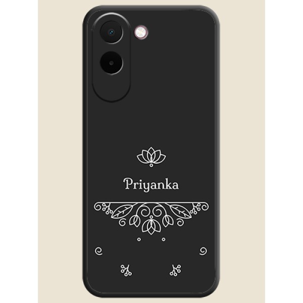 Lotus Garden Custom Text On Space Black Custom Soft Matte Mobile Back Cover - OnePlus N6x 5G Lotus Garden Custom Text On Space Black Custom Soft Matte Mobile Back Cover - OnePlus N6x 5G