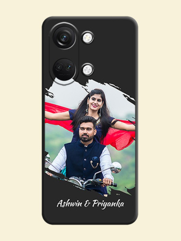 Grunge Brush Strokes - Photo on Space Black Soft Matte Back Cover - OnePlus Nord 3 5G