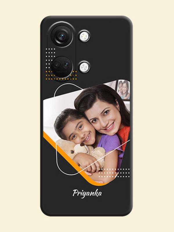 Yellow Triangle - Photo on Space Black Soft Matte Phone Cover - OnePlus Nord 3 5G