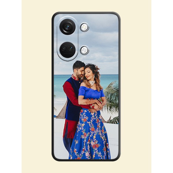 Full Single Pic Upload On Space Black Personalized Soft Matte Phone Covers - OnePlus Nord 3 5G Full Single Pic Upload On Space Black Personalized Soft Matte Phone Covers - OnePlus Nord 3 5G