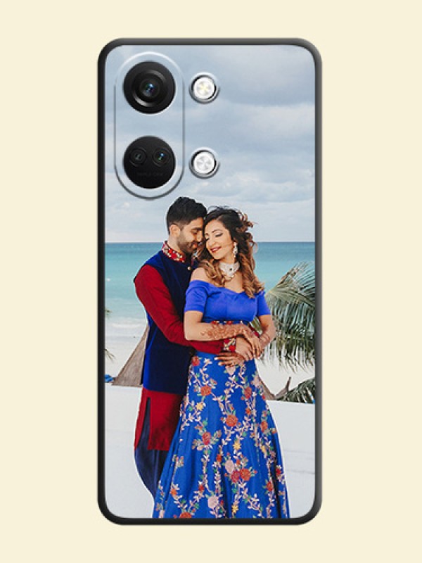 Full Single Pic Upload On Space Black Personalized Soft Matte Phone Covers - OnePlus Nord 3 5G