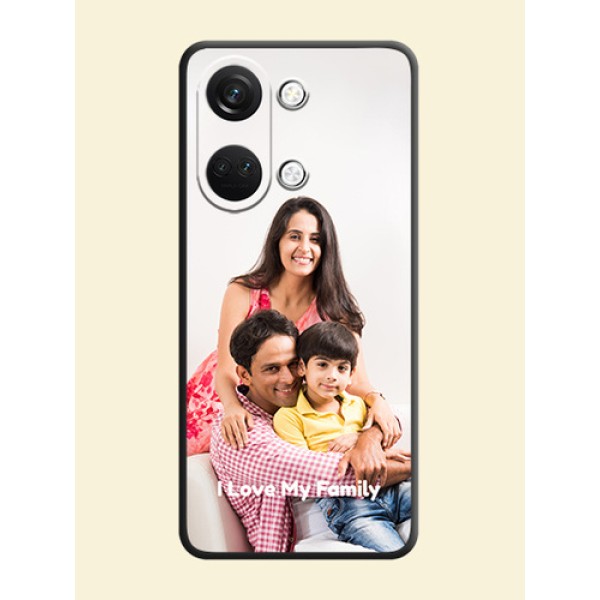 Full Single Pic Upload With Text On Space Black Personalized Soft Matte Phone Covers - OnePlus Nord 3 5G Full Single Pic Upload With Text On Space Black Personalized Soft Matte Phone Covers - OnePlus Nord 3 5G