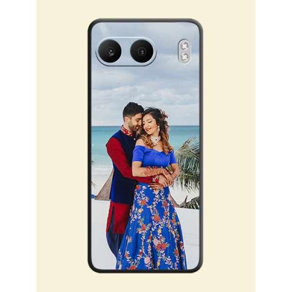 Full Single Pic Upload On Space Black Custom Soft Matte Mobile Back Cover - Nord 4 5G Full Single Pic Upload On Space Black Custom Soft Matte Mobile Back Cover - Nord 4 5G