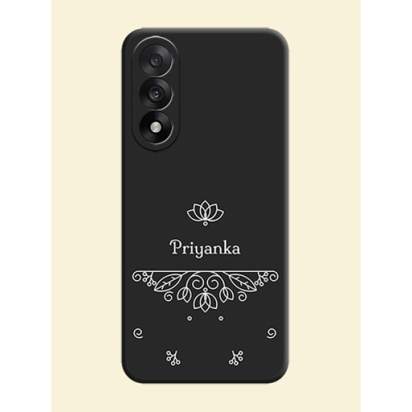 Lotus Garden Custom Text On Space Black Custom Soft Matte Mobile Back Cover - OnePlus Nord 5 5G Lotus Garden Custom Text On Space Black Custom Soft Matte Mobile Back Cover - OnePlus Nord 5 5G