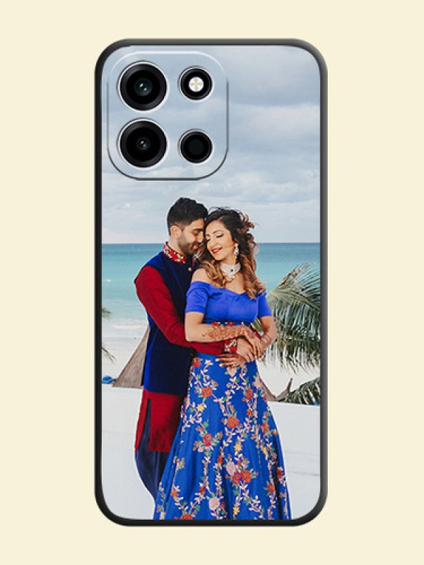 Full Single Pic Upload On Space Black Custom Soft Matte Mobile Back Cover - OnePlus Nord 6 5G