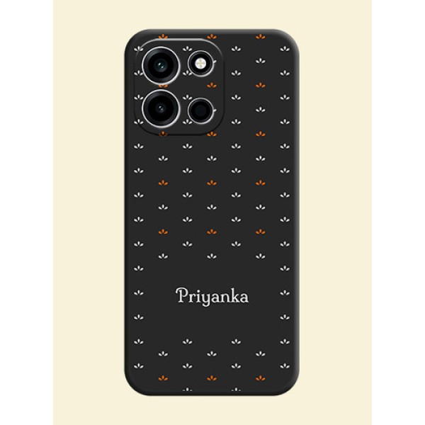 Simple Pattern With Custom Text On Space Black Custom Soft Matte Mobile Back Cover - OnePlus Nord 6 5G Simple Pattern With Custom Text On Space Black Custom Soft Matte Mobile Back Cover - OnePlus Nord 6 5G