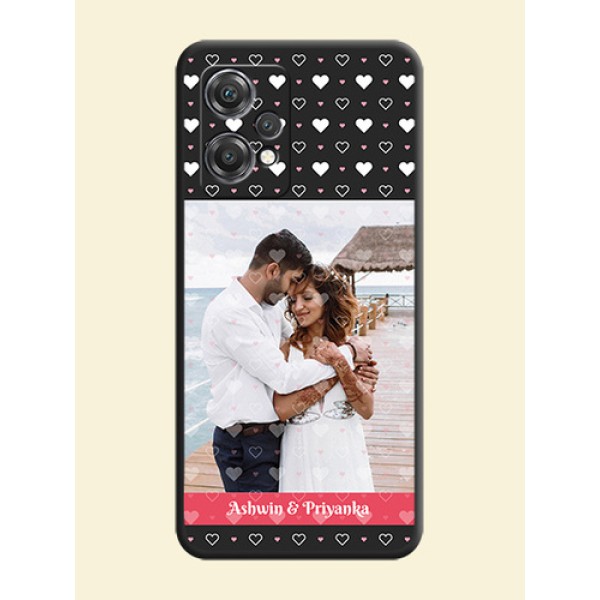 White Color Love Symbols with Text Design on Photo on Space Black Soft Matte Phone Cover - OnePlus Nord CE 2 Lite 5G White Color Love Symbols with Text Design on Photo on Space Black Soft Matte Phone Cover - OnePlus Nord CE 2 Lite 5G