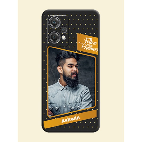 Follow Your Dreams with White Dots on Space Black Custom Soft Matte Phone Cases - OnePlus Nord CE 2 Lite 5G Follow Your Dreams with White Dots on Space Black Custom Soft Matte Phone Cases - OnePlus Nord CE 2 Lite 5G