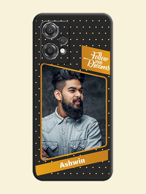 Follow Your Dreams with White Dots on Space Black Custom Soft Matte Phone Cases - OnePlus Nord CE 2 Lite 5G