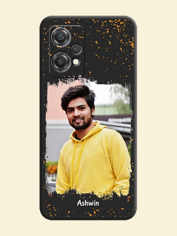 Spray Free Design on Photo on Space Black Soft Matte Phone Cover - OnePlus Nord CE 2 Lite 5G