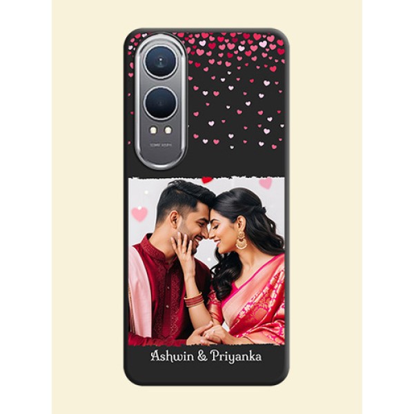 Fall in Love with Your Partner on Photo On Space Black Custom Soft Matte Mobile Back Cover - OnePlus Nord CE 4 Lite 5G Fall in Love with Your Partner on Photo On Space Black Custom Soft Matte Mobile Back Cover - OnePlus Nord CE 4 Lite 5G