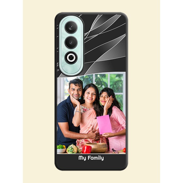 Mixed Wave Lines - Photo on Space Black Soft Matte Mobile Cover - OnePlus Nord CE 4 Mixed Wave Lines - Photo on Space Black Soft Matte Mobile Cover - OnePlus Nord CE 4