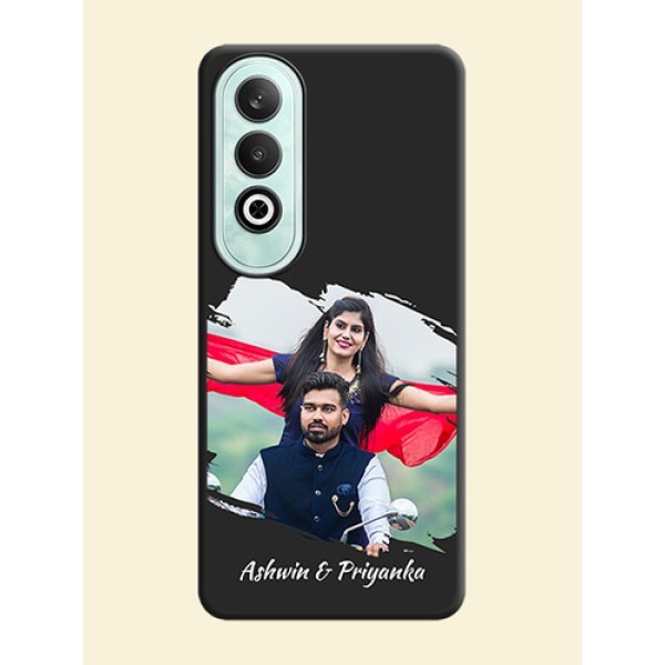 Grunge Brush Strokes - Photo on Space Black Soft Matte Back Cover - OnePlus Nord CE 4 Grunge Brush Strokes - Photo on Space Black Soft Matte Back Cover - OnePlus Nord CE 4