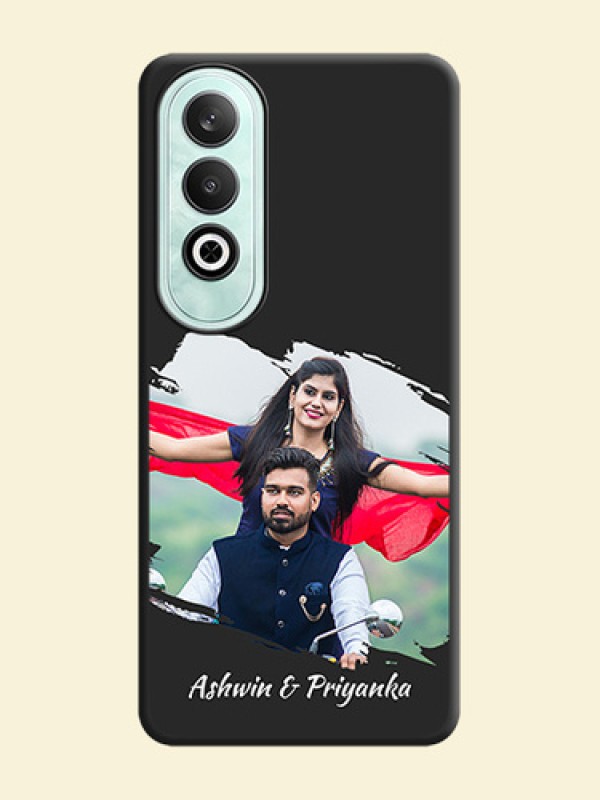 Grunge Brush Strokes - Photo on Space Black Soft Matte Back Cover - OnePlus Nord CE 4