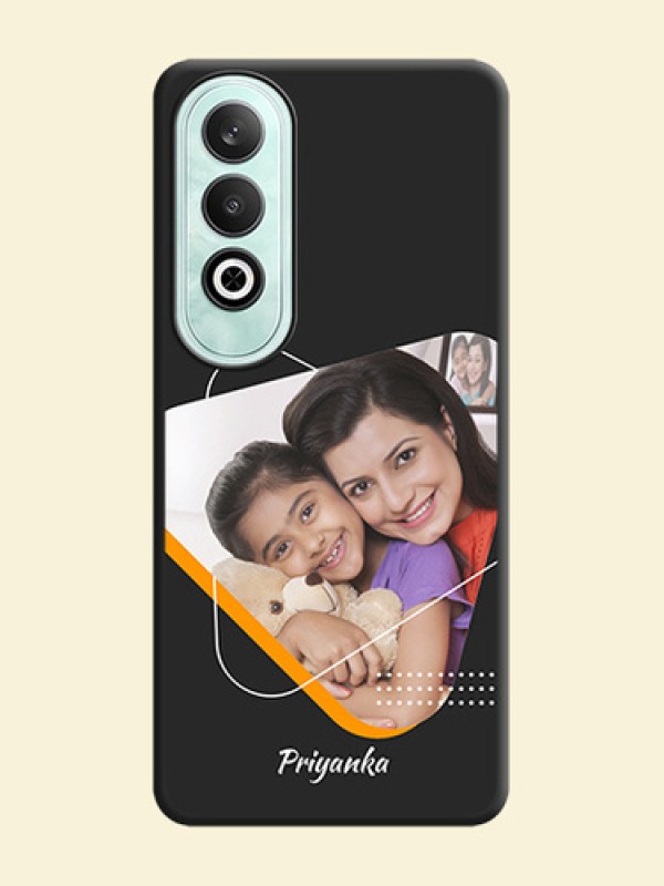 Yellow Triangle - Photo on Space Black Soft Matte Phone Cover - OnePlus Nord CE 4