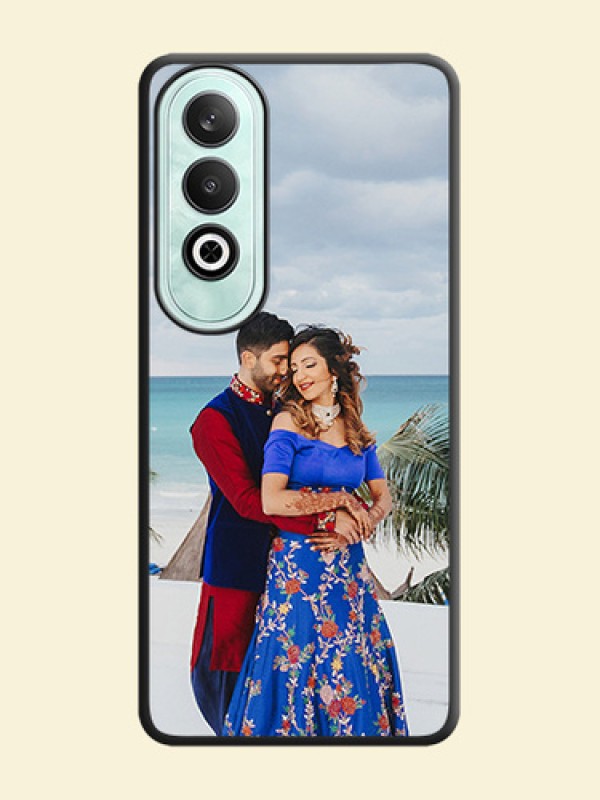 Full Single Pic Upload On Space Black Personalized Soft Matte Phone Covers - OnePlus Nord CE 4
