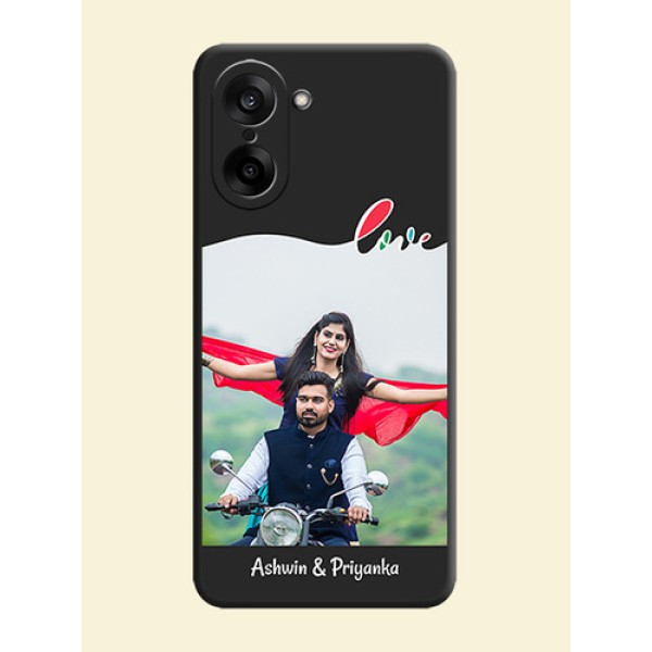Fall in Love Pattern with Picture on Photo On Space Black Custom Soft Matte Mobile Back Cover - OnePlus Nord CE 5 5G Fall in Love Pattern with Picture on Photo On Space Black Custom Soft Matte Mobile Back Cover - OnePlus Nord CE 5 5G