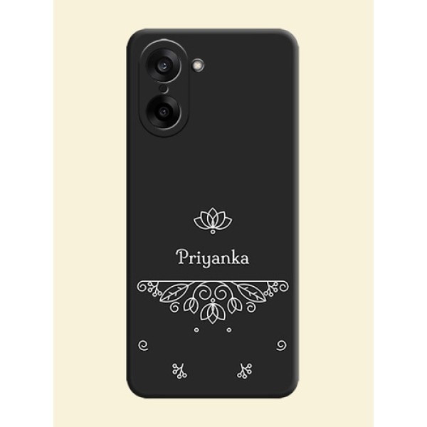 Lotus Garden Custom Text On Space Black Custom Soft Matte Mobile Back Cover - OnePlus Nord CE 5 5G Lotus Garden Custom Text On Space Black Custom Soft Matte Mobile Back Cover - OnePlus Nord CE 5 5G