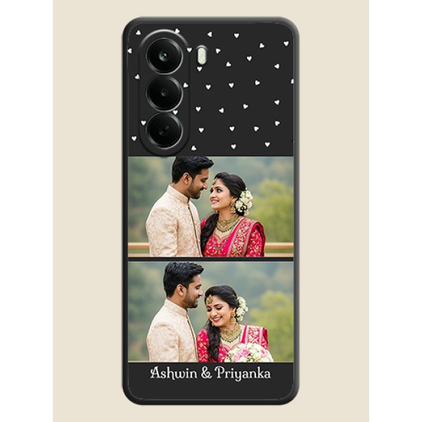 Miniature Love Symbols with Name On Space Black Custom Soft Matte Mobile Back Cover - Oneplus Nord CE 6 Lite 5G Miniature Love Symbols with Name On Space Black Custom Soft Matte Mobile Back Cover - Oneplus Nord CE 6 Lite 5G