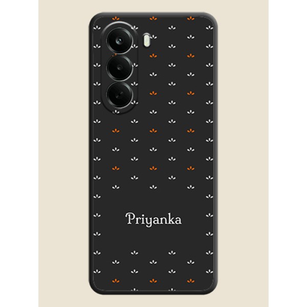 Simple Pattern With Custom Text On Space Black Custom Soft Matte Mobile Back Cover - Oneplus Nord CE 6 Lite 5G Simple Pattern With Custom Text On Space Black Custom Soft Matte Mobile Back Cover - Oneplus Nord CE 6 Lite 5G