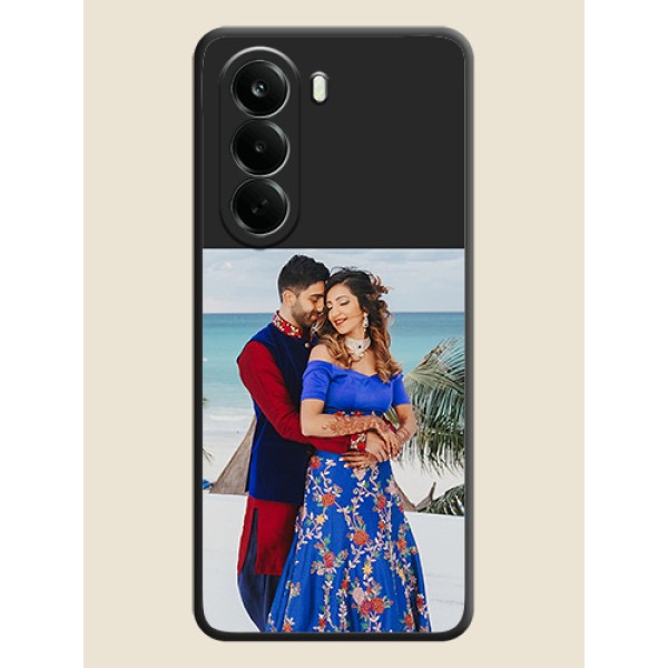 Image Upload With Space Black Color On Custom Soft Matte Mobile Back Cover - Oneplus Nord CE 6 Lite 5G Image Upload With Space Black Color On Custom Soft Matte Mobile Back Cover - Oneplus Nord CE 6 Lite 5G