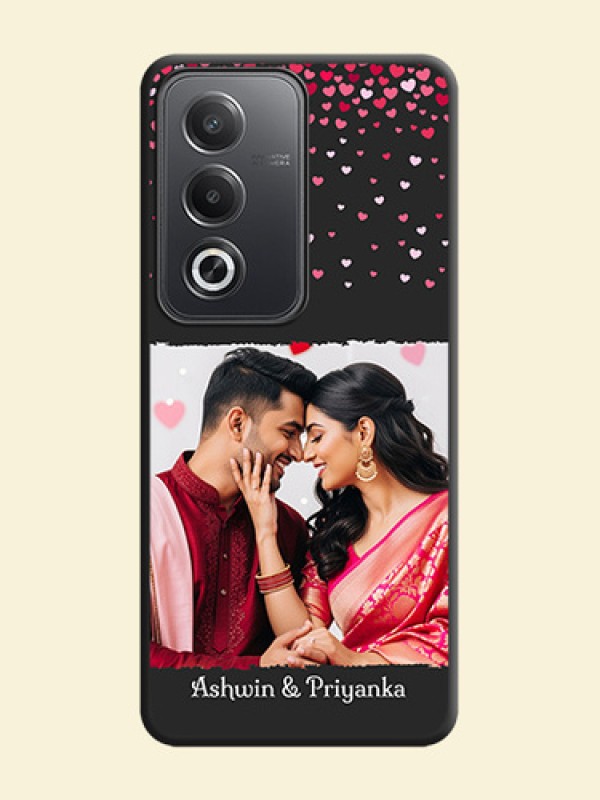 Fall in Love with Your Partner on Photo On Space Black Custom Soft Matte Mobile Back Cover - Oppo A3 Pro 5G