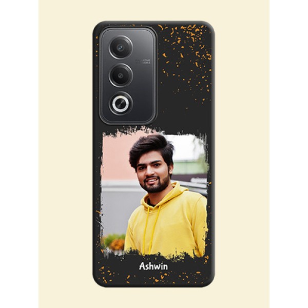 Spray Free Design on Photo On Space Black Custom Soft Matte Mobile Back Cover - Oppo A3 Pro 5G Spray Free Design on Photo On Space Black Custom Soft Matte Mobile Back Cover - Oppo A3 Pro 5G
