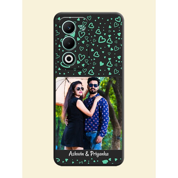 Sea Green Indefinite Love Pattern on Photo On Space Black Custom Soft Matte Mobile Back Cover - Oppo A5 5G Sea Green Indefinite Love Pattern on Photo On Space Black Custom Soft Matte Mobile Back Cover - Oppo A5 5G