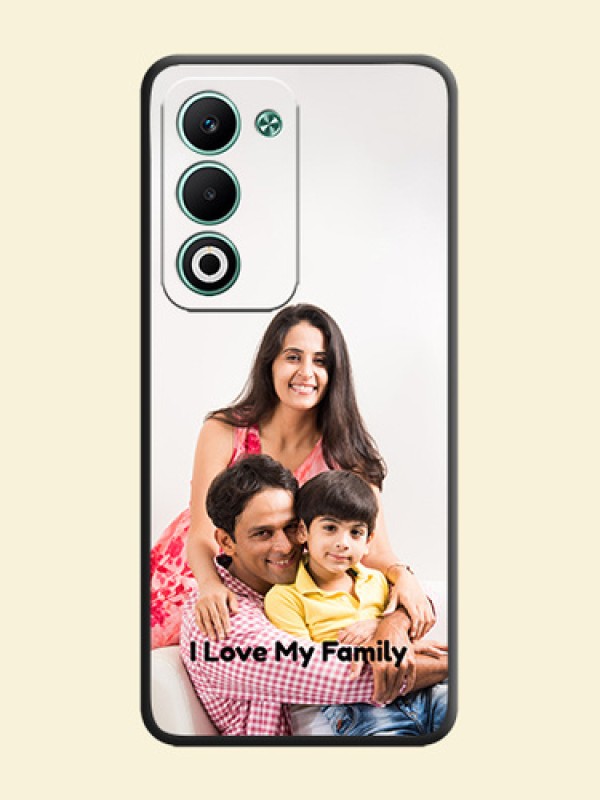 Full Single Pic Upload With Text On Space Black Custom Soft Matte Mobile Back Cover - Oppo A5 5G