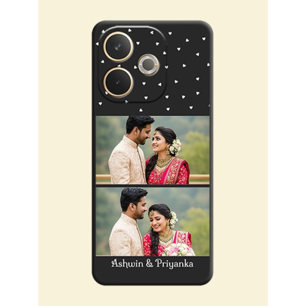 Miniature Love Symbols with Name On Space Black Custom Soft Matte Mobile Back Cover - Oppo A5 Pro 5G Miniature Love Symbols with Name On Space Black Custom Soft Matte Mobile Back Cover - Oppo A5 Pro 5G