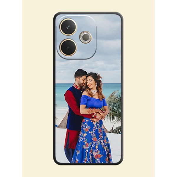 Full Single Pic Upload On Space Black Custom Soft Matte Mobile Back Cover - Oppo A5 Pro 5G Full Single Pic Upload On Space Black Custom Soft Matte Mobile Back Cover - Oppo A5 Pro 5G