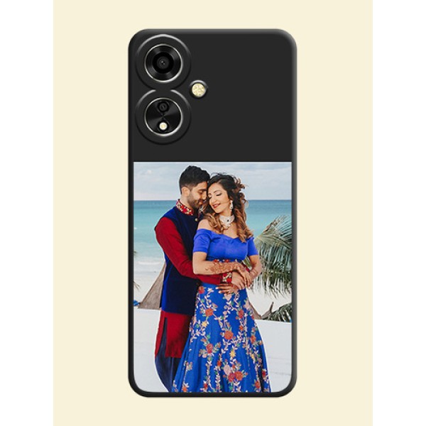 Image Upload With Space Black Color On Custom Soft Matte Mobile Back Cover - Oppo A59 5G Image Upload With Space Black Color On Custom Soft Matte Mobile Back Cover - Oppo A59 5G