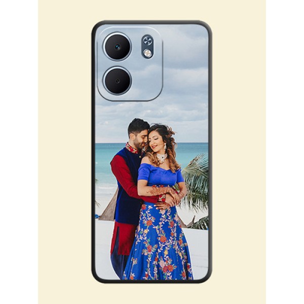 Full Single Pic Upload On Space Black Custom Soft Matte Mobile Back Cover - Oppo A5X 4G Full Single Pic Upload On Space Black Custom Soft Matte Mobile Back Cover - Oppo A5X 4G
