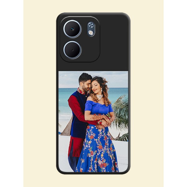 Image Upload With Space Black Color On Custom Soft Matte Mobile Back Cover - Oppo A5X 4G Image Upload With Space Black Color On Custom Soft Matte Mobile Back Cover - Oppo A5X 4G