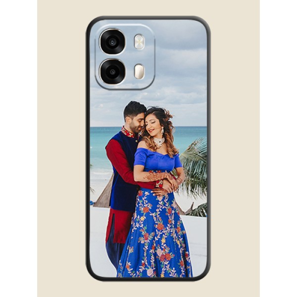 Full Single Pic Upload On Space Black Custom Soft Matte Mobile Back Cover - Oppo A6 Pro 5G Full Single Pic Upload On Space Black Custom Soft Matte Mobile Back Cover - Oppo A6 Pro 5G